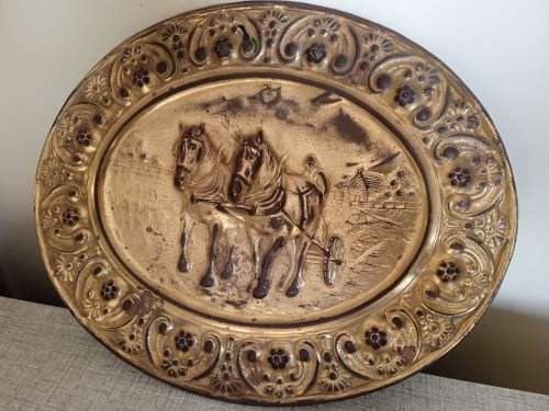 Stunning brass wall plate