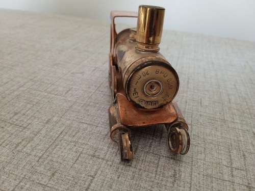 Rare Rhodesian train trench art ornament
