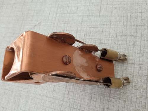 Rare Rhodesian train trench art ornament