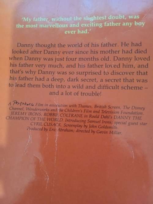 Danny the champion of the world by Roald Dahl