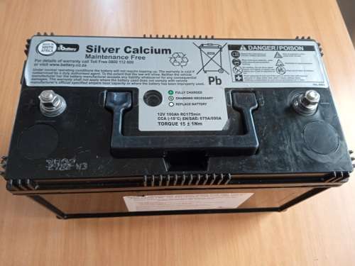 Silver Calcium maintenance free 105AH loadshedding battery