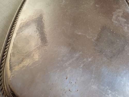 Stunning silver plated tray