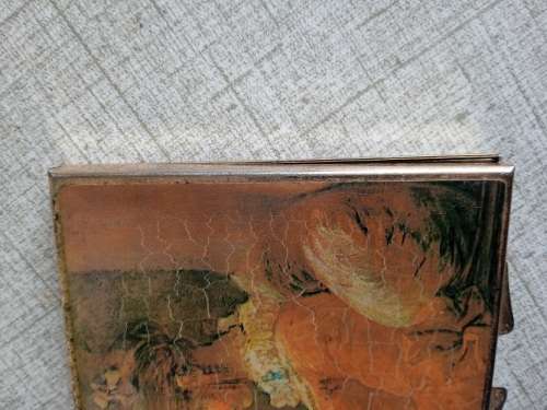 Vintage look handbag mirror