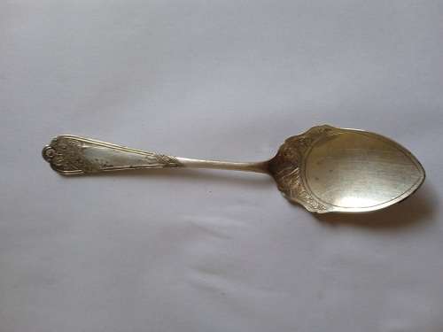 Pretty silver plated spoon