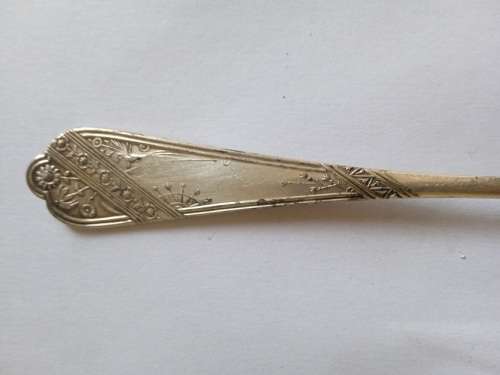 Pretty silver plated spoon