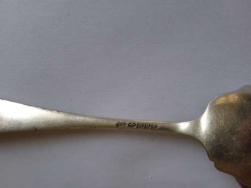 Pretty silver plated spoon
