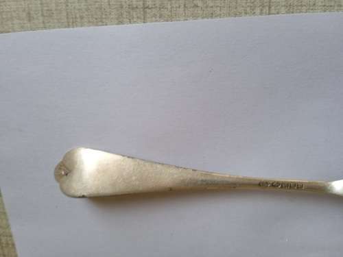Pretty silver plated spoon