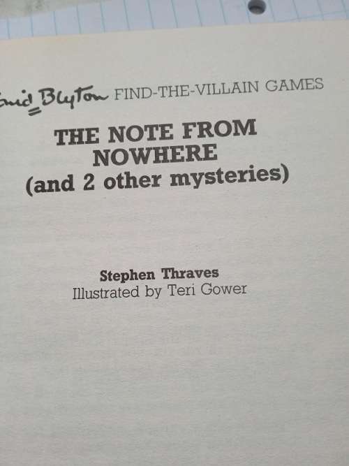 Find the Villain no. 1 by Enid Blyton