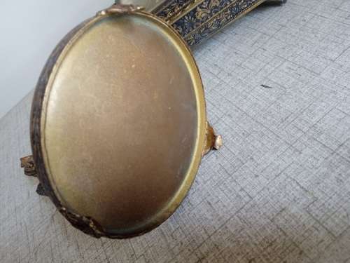 Antique jewellery box and manicure set(incomplete)