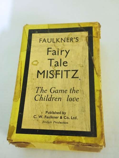 Vintage Faulkner`s Fairy Tale Misfits card game