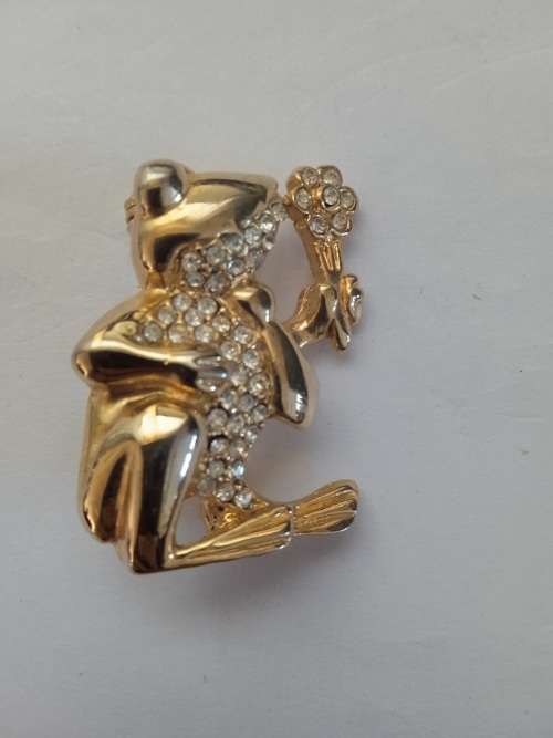 Frog brooch