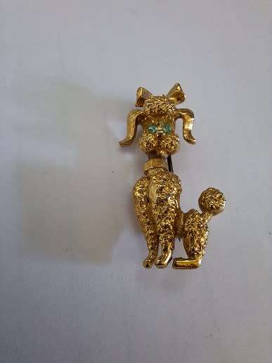 Stunning Poodle brooch