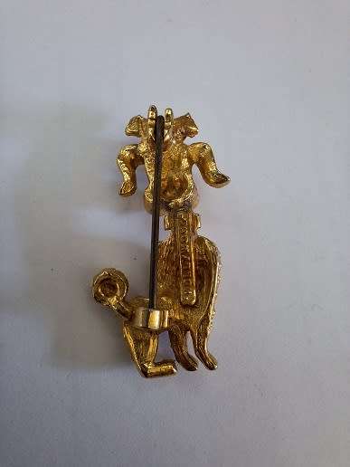 Stunning Poodle brooch
