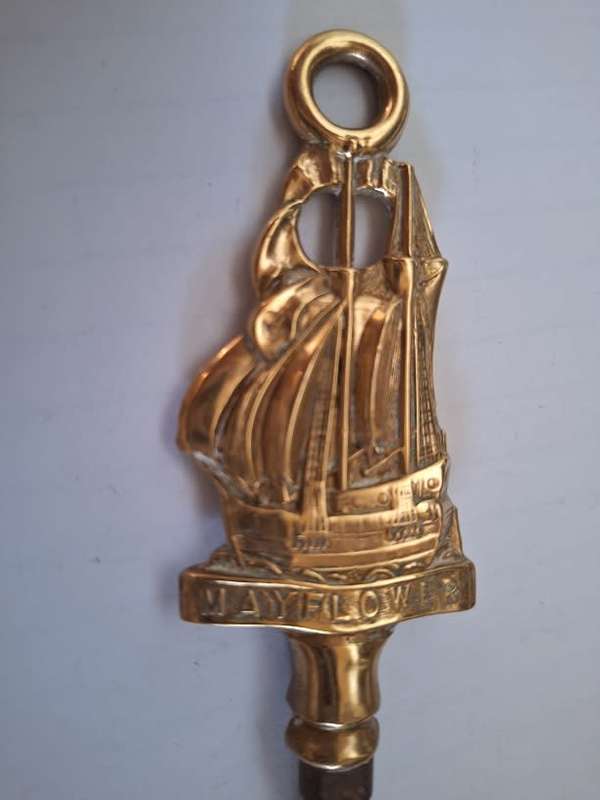 Brass Mayflower cork screw
