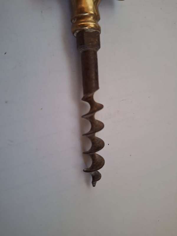 Brass Mayflower cork screw