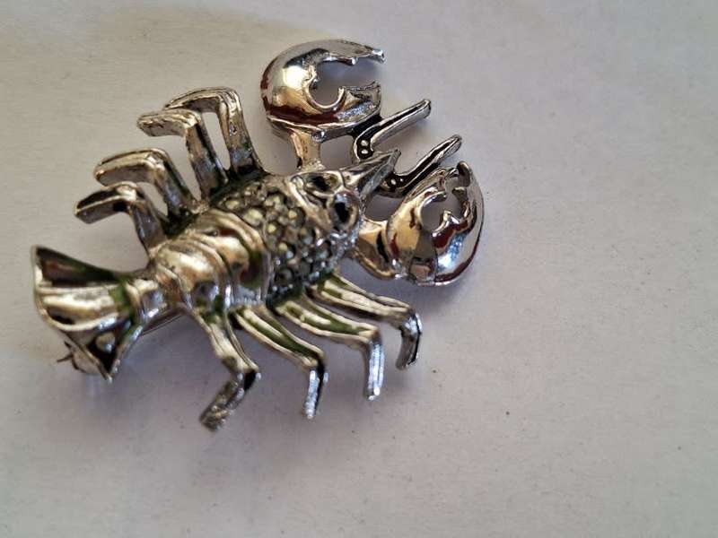 Crayfish brooch