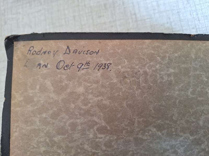 Vintage baby photo album 1938