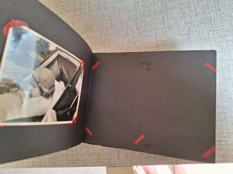 Vintage baby photo album 1938