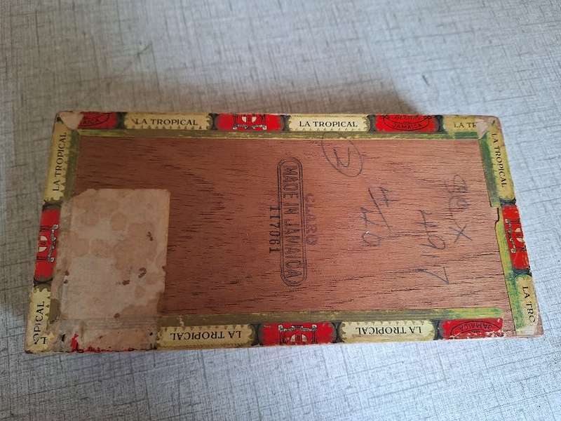 Vintage cigar box