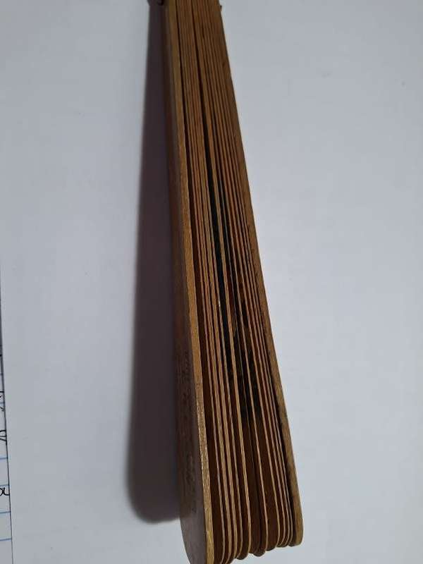 Antique/vintage wooden hand fan