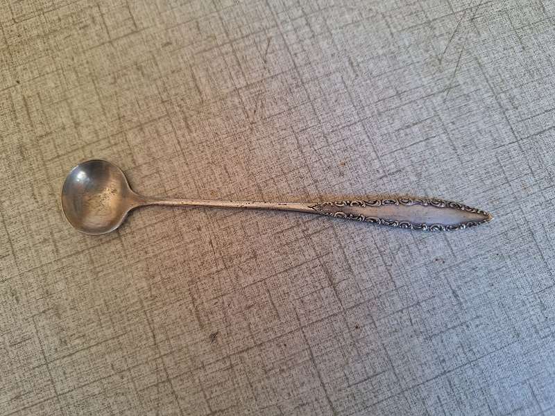 Vintage long handled teaspoon