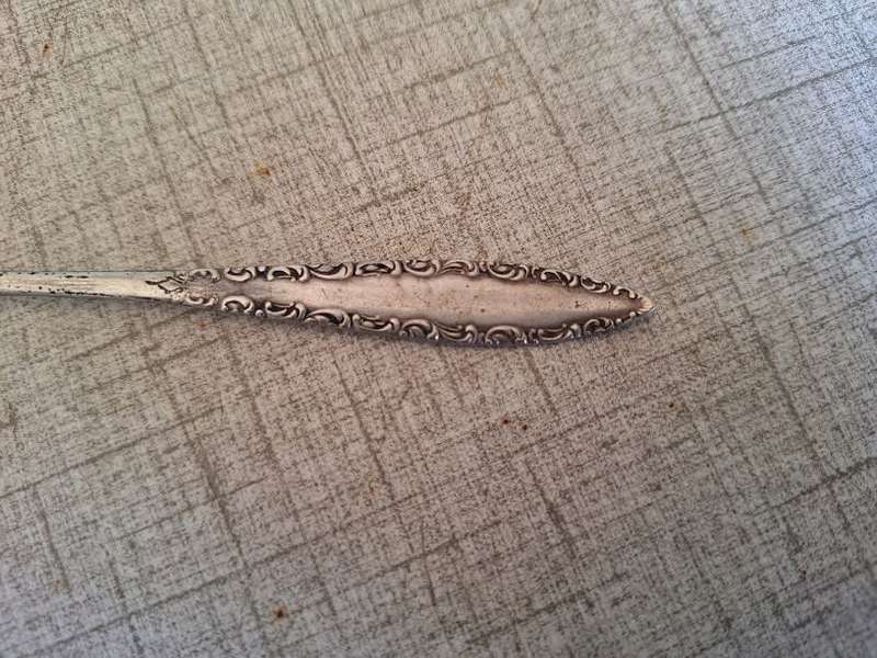 Vintage long handled teaspoon