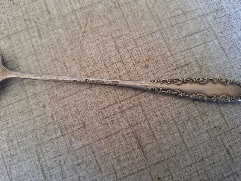 Vintage long handled teaspoon
