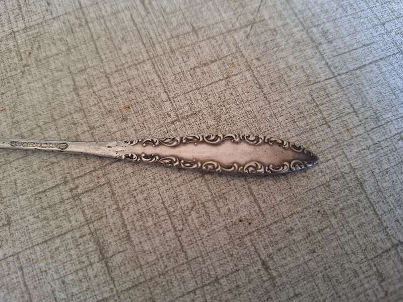 Vintage long handled teaspoon