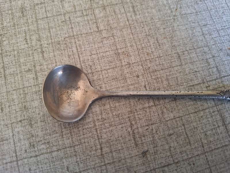 Vintage long handled teaspoon