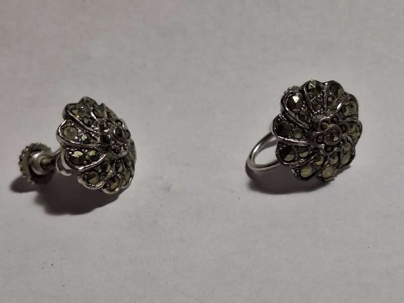 Marcasite earrings