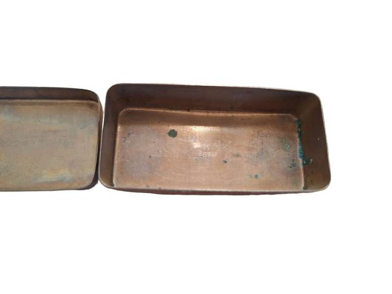 Vintage Original-Record syringe tin, British made