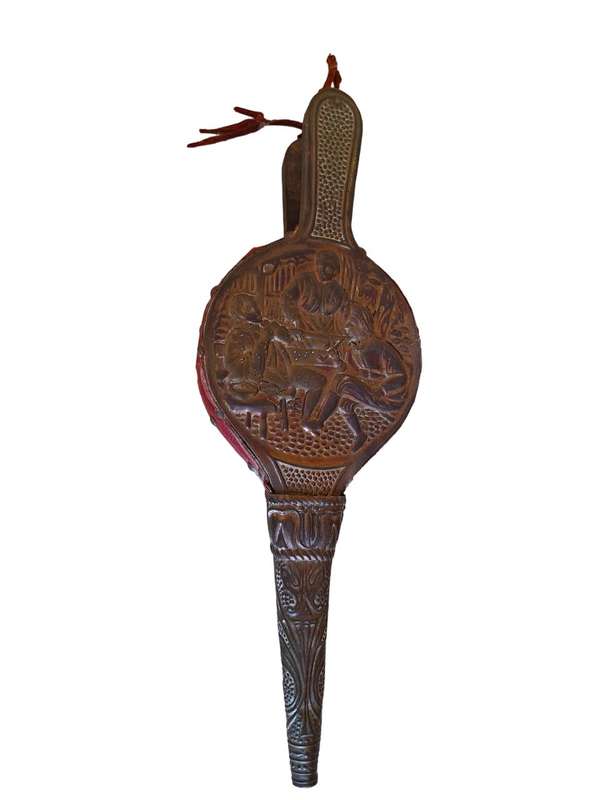 Vintage fire place bellows