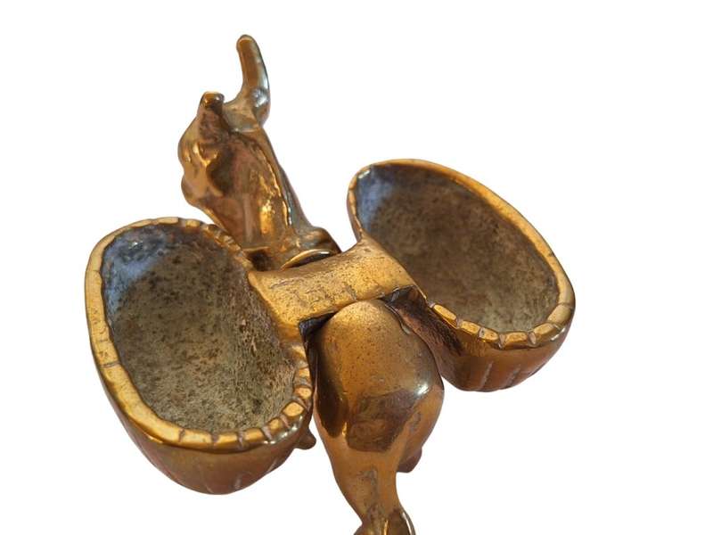 Brass donkey ornament