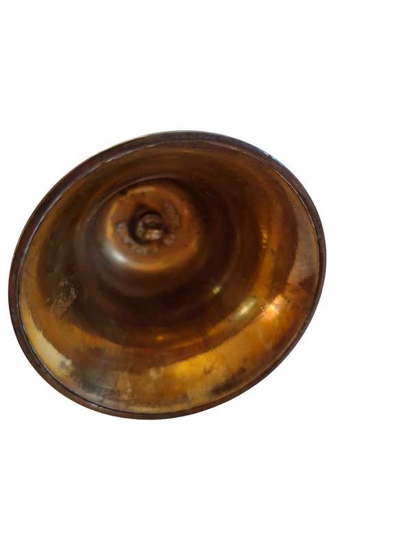 Large brass Pixie bell, no clapper, 16cm high
