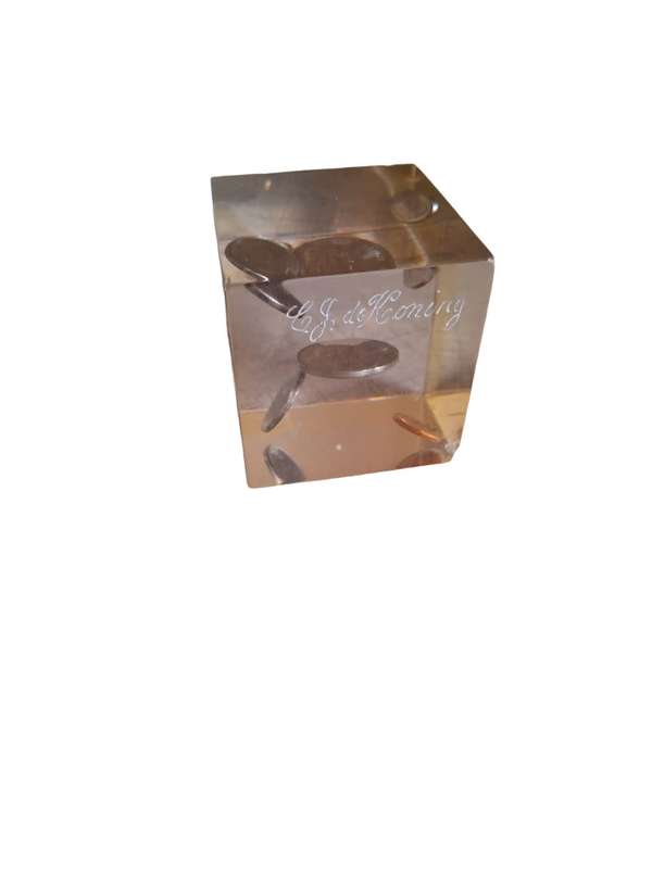 Resin paper weight