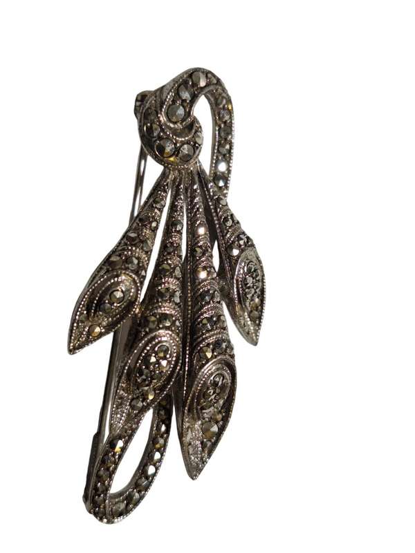 Stunning marcasite brooch