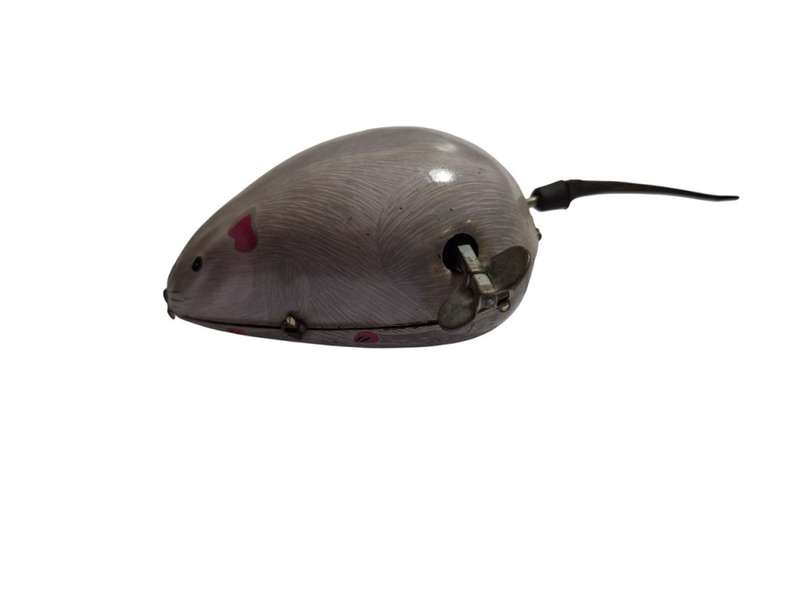 Vintage Tin mouse toy working