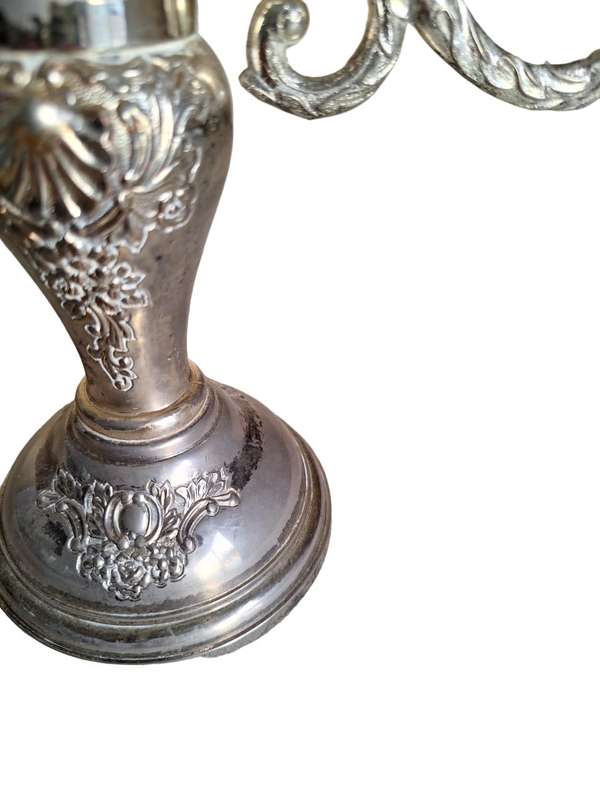Beautiful silver plated candelabra