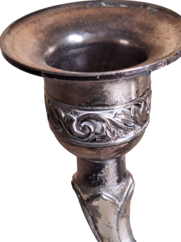 Beautiful silver plated candelabra