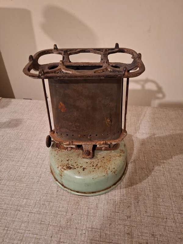 Vintage Beatrice camping gas stove for decoration