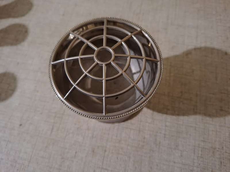 Silver plated rose bowl