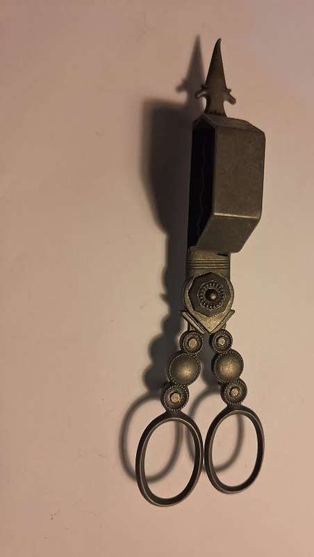 Vintage Pewter??? candle wick trimmer