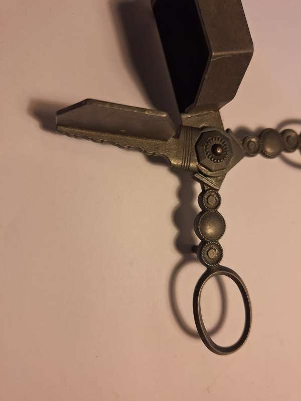 Vintage Pewter??? candle wick trimmer