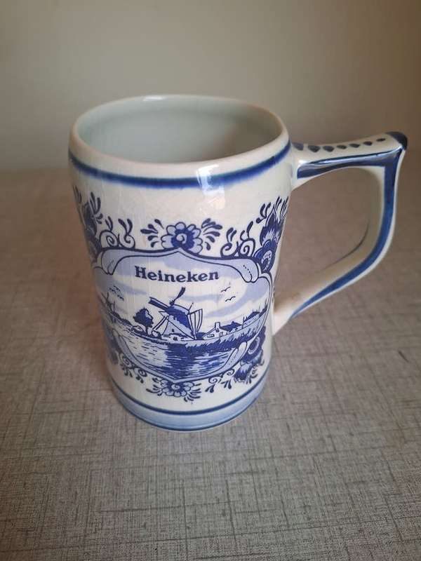 Delft Heineken beer mug
