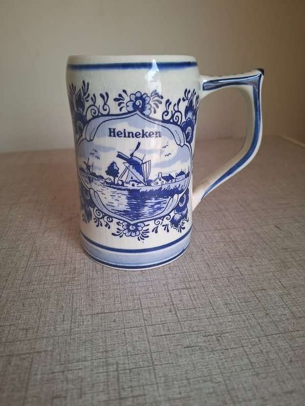 Delft Heineken beer mug