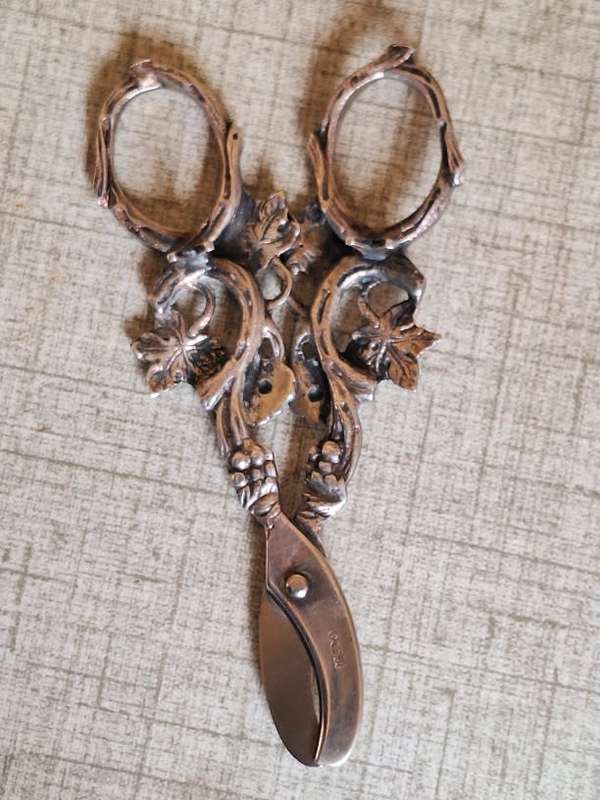 Antique grape scissors marked with 90, can not make out other markings