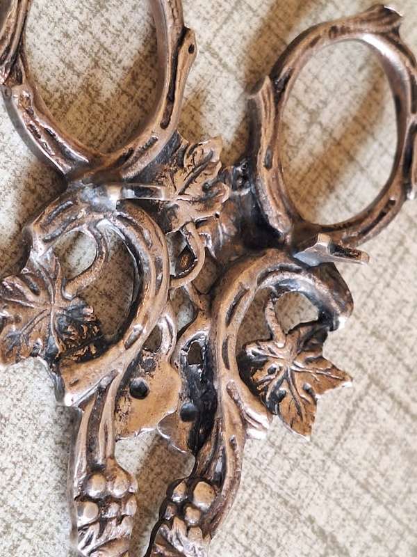 Antique grape scissors marked with 90, can not make out other markings