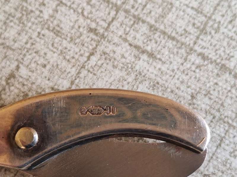 Antique grape scissors marked with 90, can not make out other markings