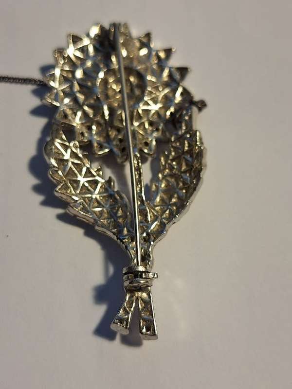 Marcasite brooch