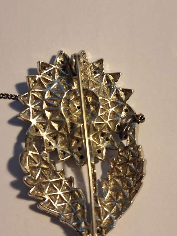 Marcasite brooch